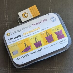 Biaggi Zipsak Boost Tote - Navy Blue